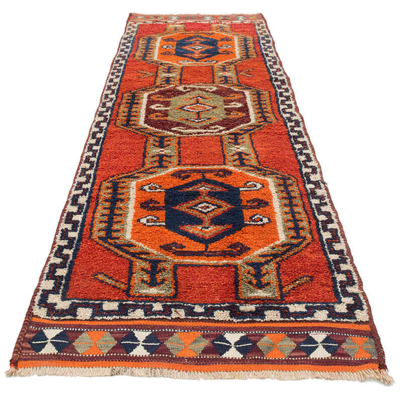 Alfombra Vintage de pasillo - 94 cm x 325 cm - K0077046