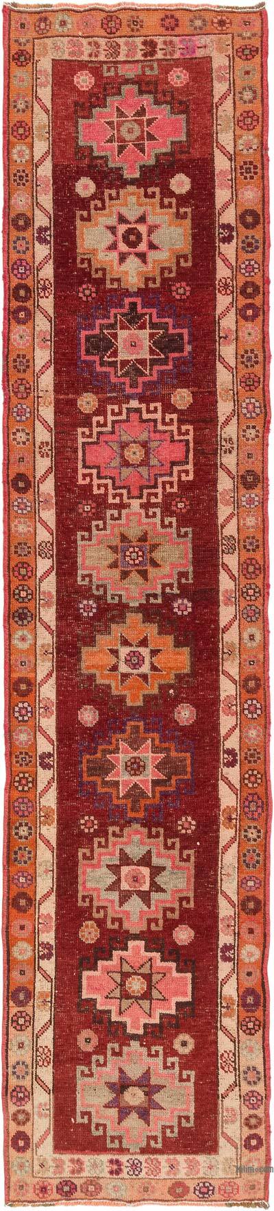 Vintage Anadolu Yolluk - 88 cm x 394 cm
