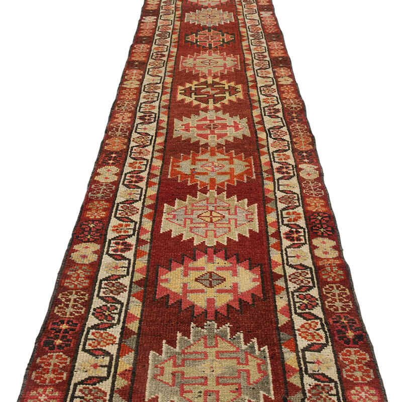 Alfombra Vintage de pasillo - 74 cm x 393 cm - K0077048