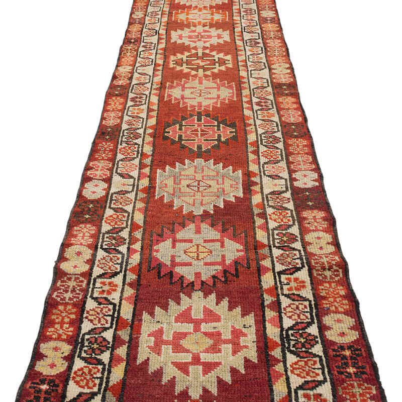 Alfombra Vintage de pasillo - 74 cm x 393 cm - K0077048