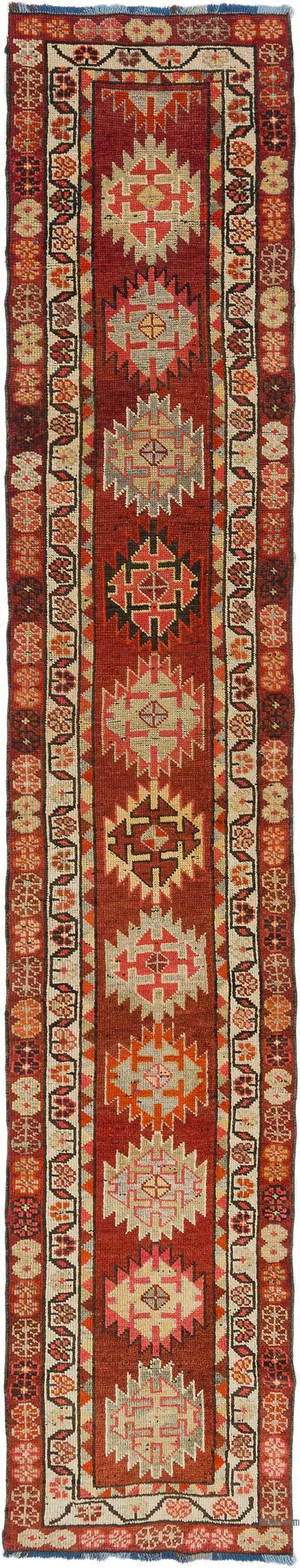 Vintage Tribal Runner Rug - 2' 5" x 12' 11" (29" x 155")