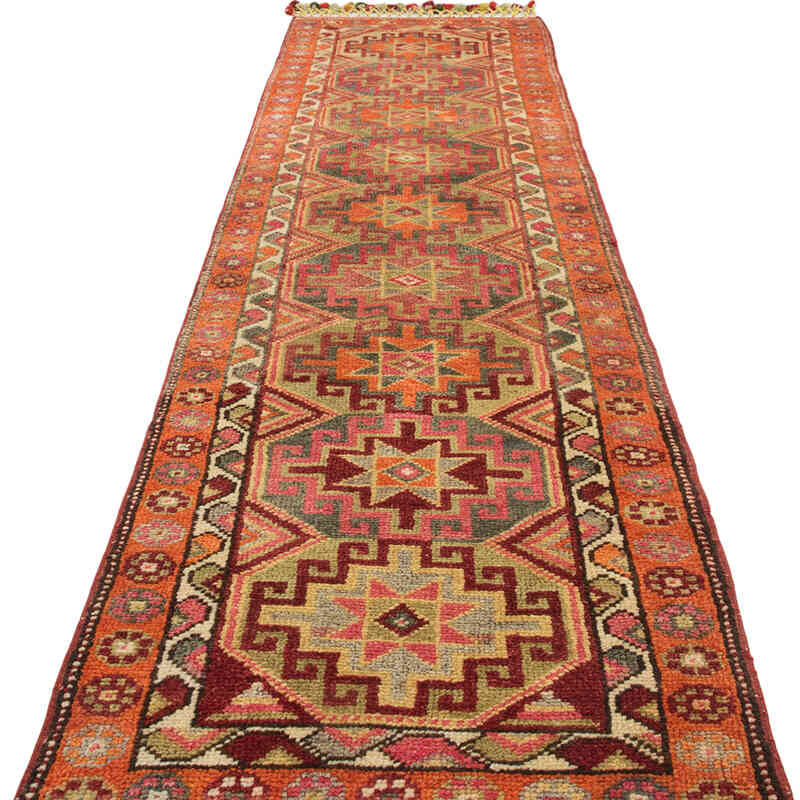 Vintage Anadolu Yolluk - 85 cm x 337 cm - K0077052
