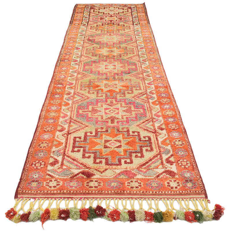 Vintage Anadolu Yolluk - 85 cm x 337 cm - K0077052
