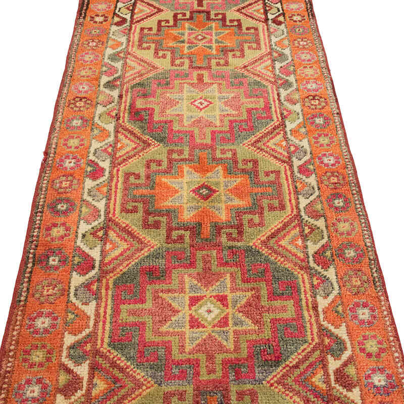 Vintage Anadolu Yolluk - 85 cm x 337 cm - K0077052
