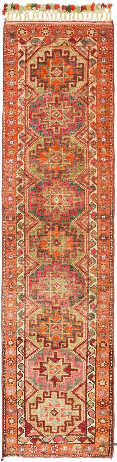 Vintage Tribal Runner Rug - 2' 9" x 11' 1" (33" x 133")