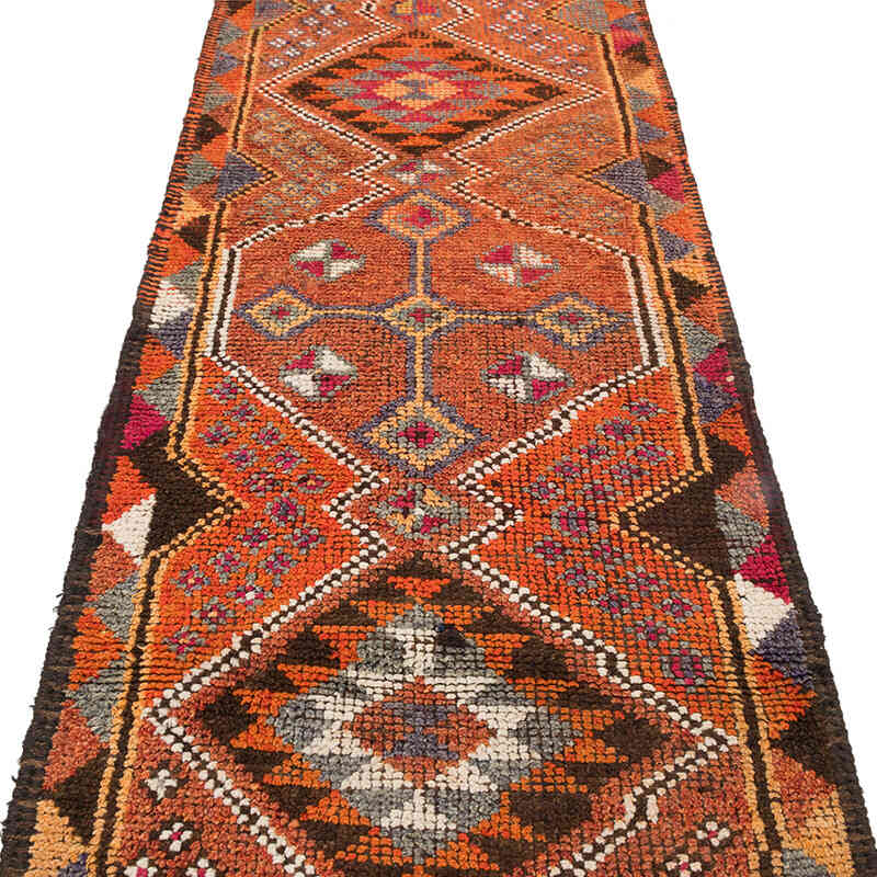 Vintage Anadolu Yolluk - 88 cm x 407 cm - K0077053