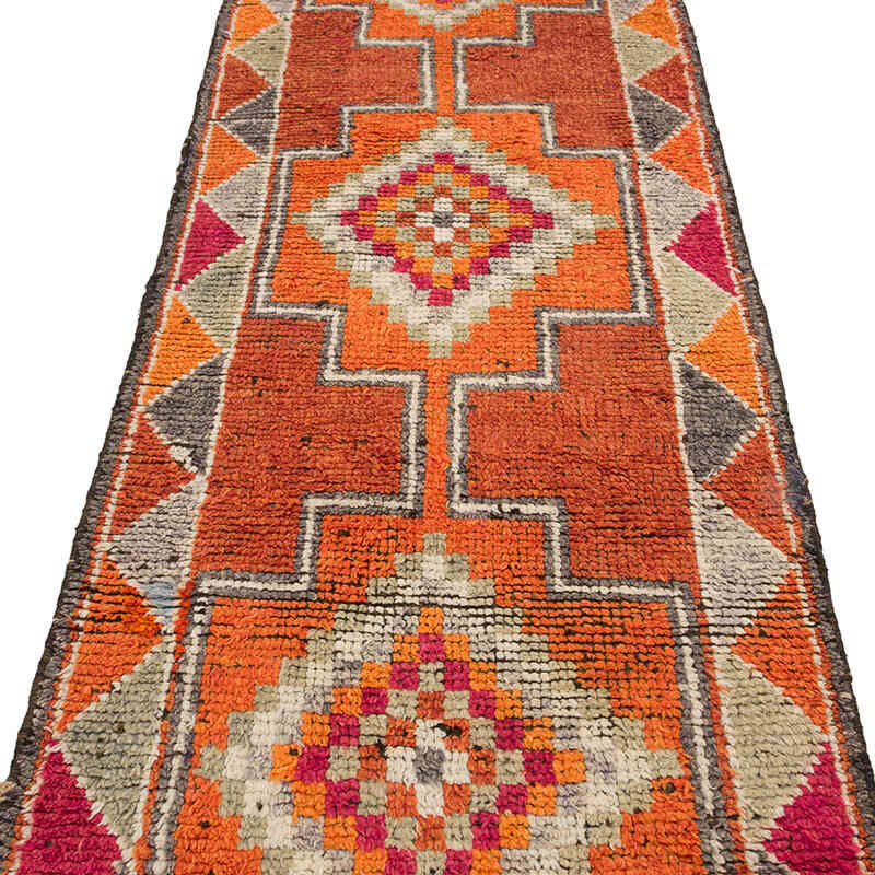 Alfombra Vintage de pasillo - 92 cm x 331 cm - K0077054