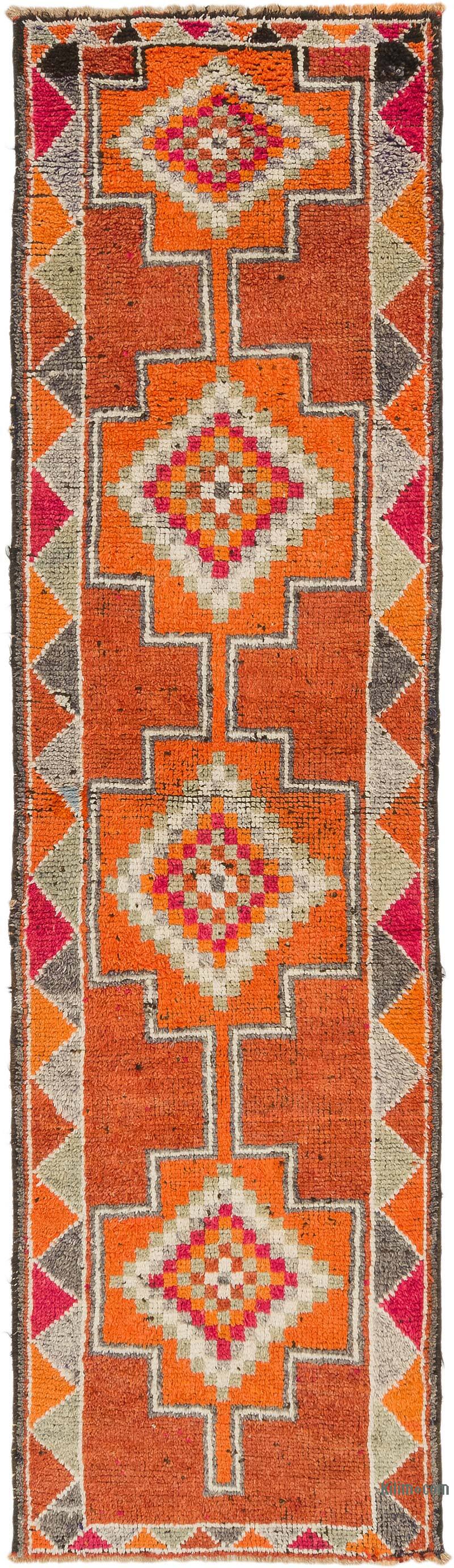 Alfombra Vintage de pasillo - 92 cm x 331 cm - K0077054