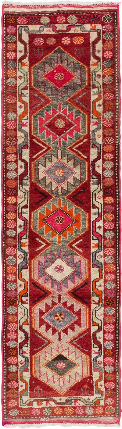 Vintage Anadolu Yolluk - 90 cm x 310 cm