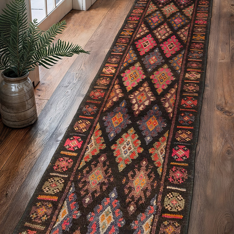 Vintage Anadolu Yolluk - 95 cm x 395 cm - K0077059