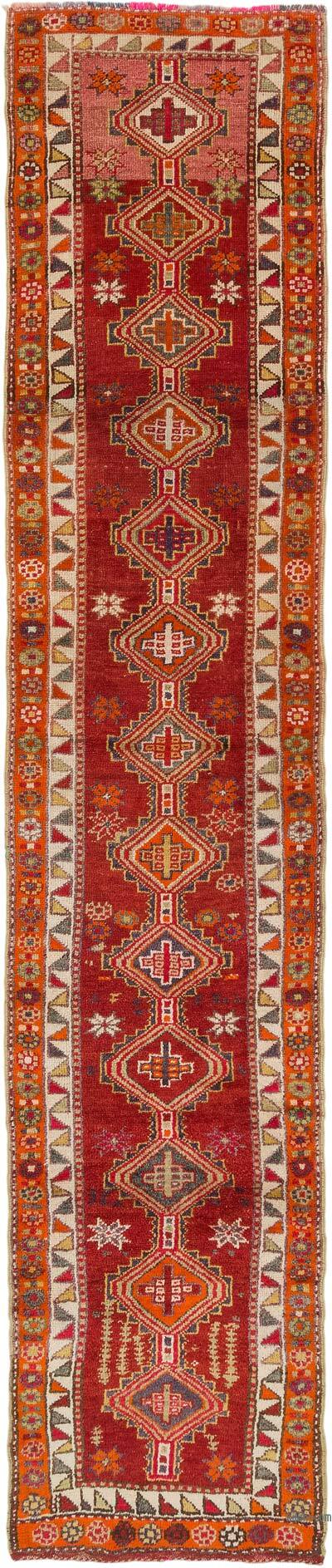 Vintage Anadolu Yolluk - 93 cm x 443 cm