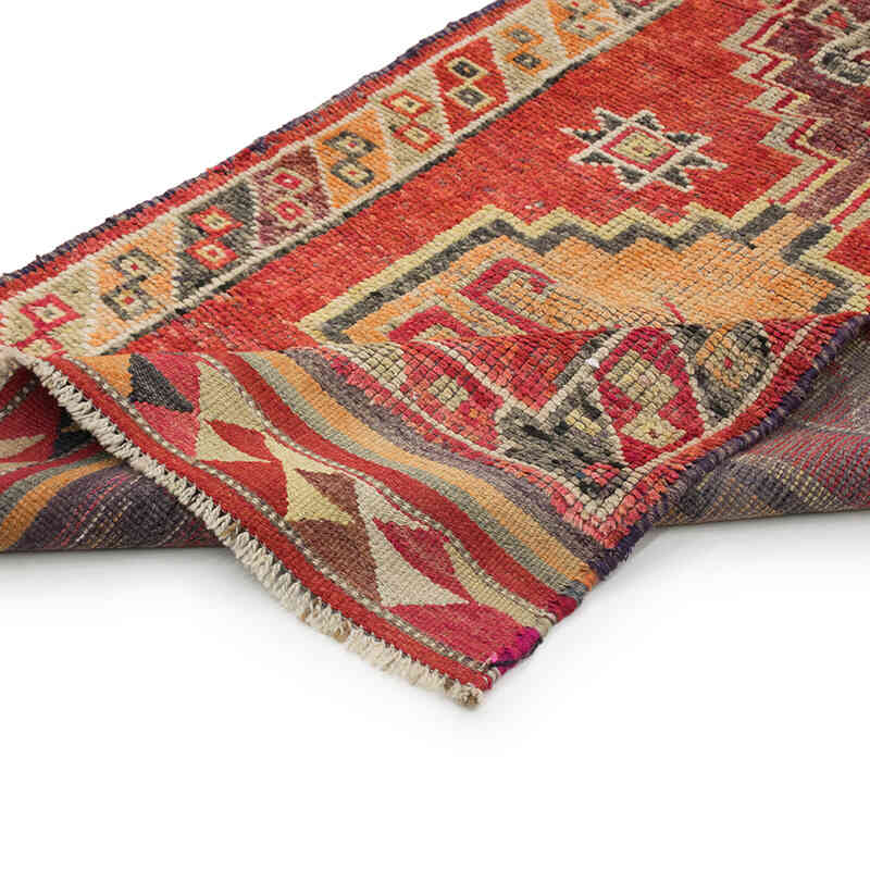 Vintage Tribal Runner Rug - 3' 2" x 12' 8" (38" x 152") - K0077061