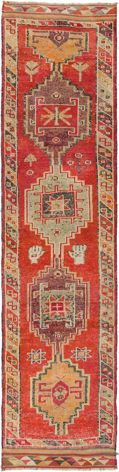 Vintage Anadolu Yolluk - 96 cm x 385 cm