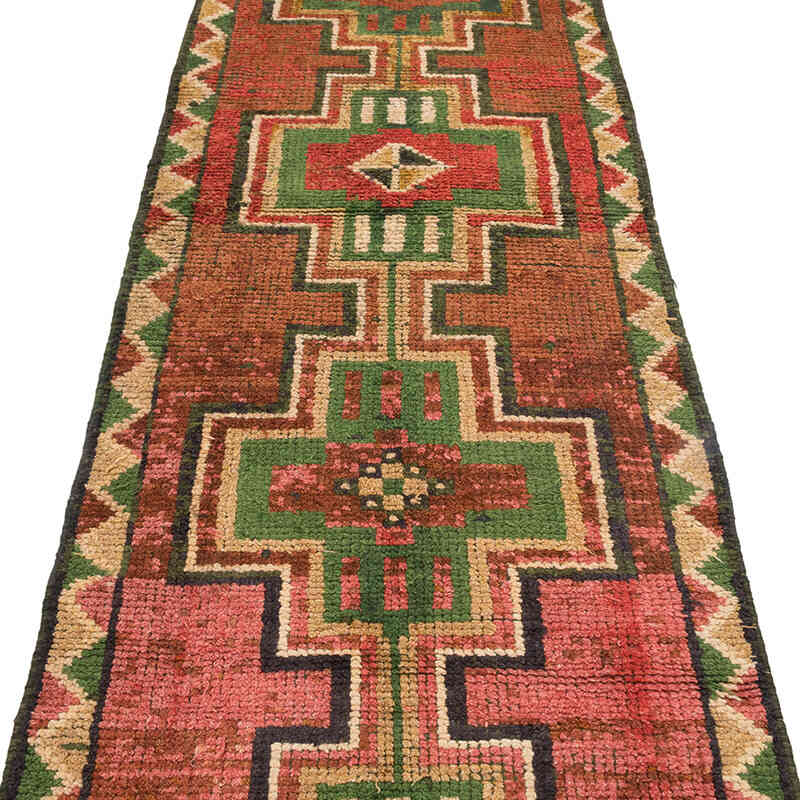 Alfombra Vintage de pasillo - 84 cm x 346 cm - K0077062