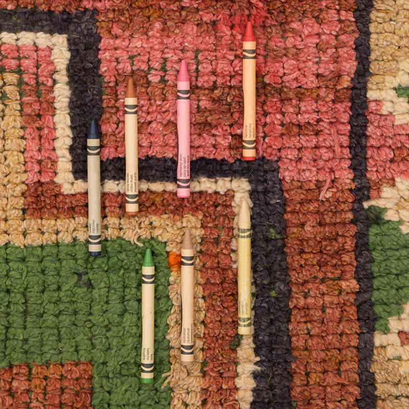 Alfombra Vintage de pasillo - 84 cm x 346 cm - K0077062