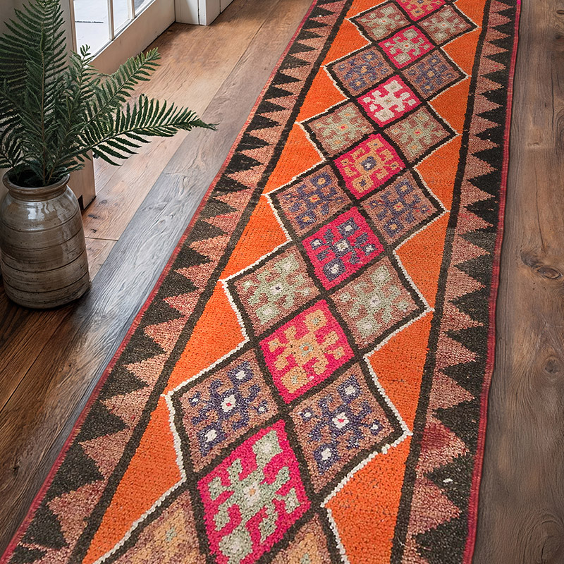 Vintage Anadolu Yolluk - 85 cm x 340 cm - K0077063