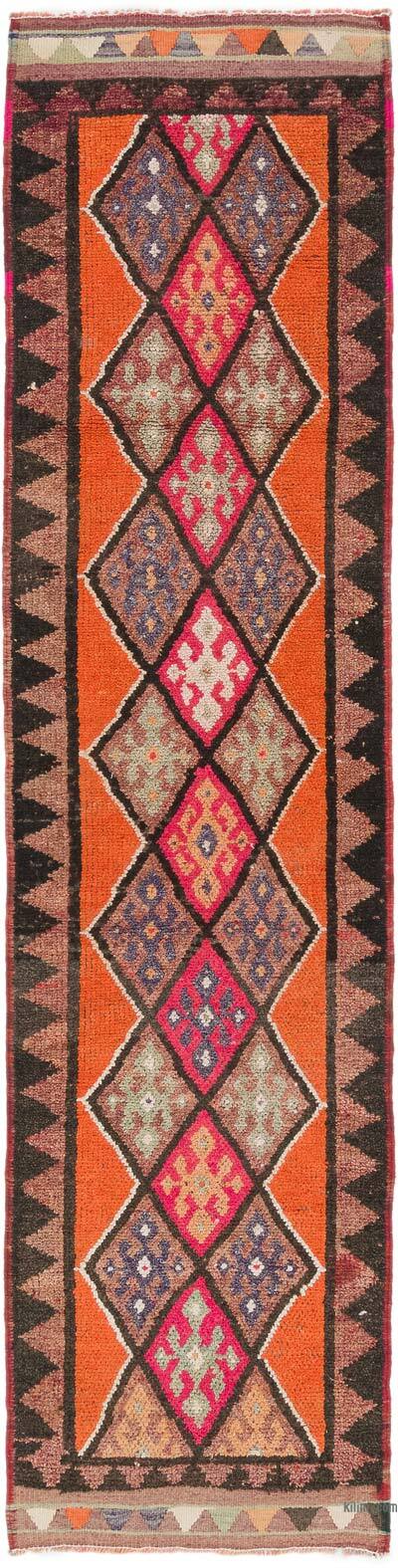 Vintage Tribal Runner Rug - 2' 9" x 11' 2" (33" x 134")