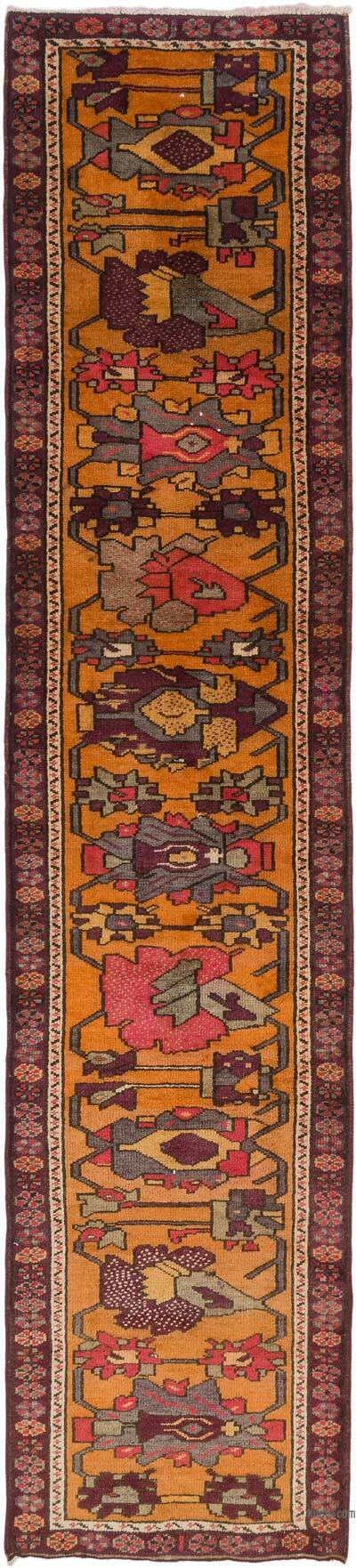 Alfombra Vintage de pasillo - 90 cm x 400 cm