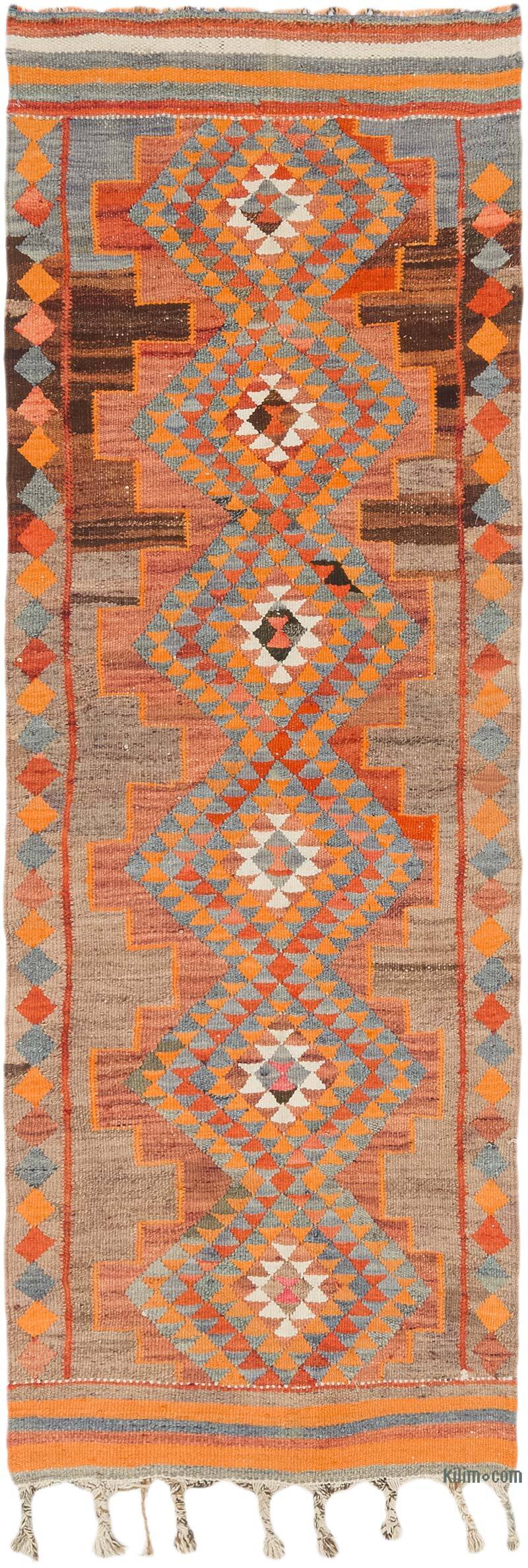 Vintage Anadolu Kilim Yolluk - 82 cm x 240 cm - K0077068