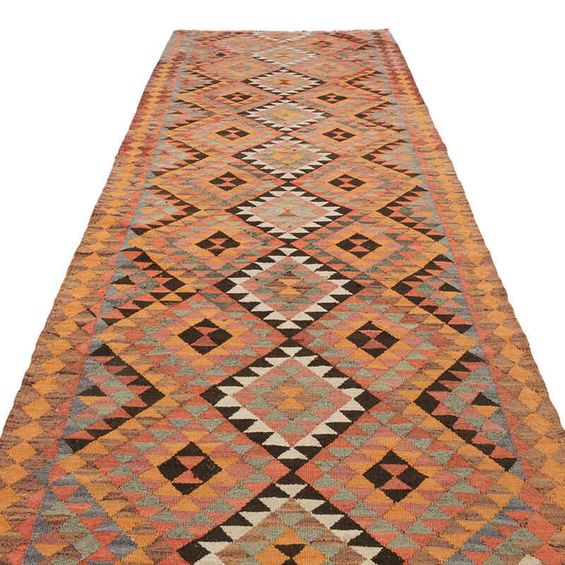 Alfombra Kilim Tribal Vintage - 110 cm x 334 cm - K0077071
