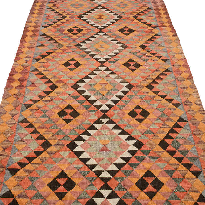 Alfombra Kilim Tribal Vintage - 110 cm x 334 cm - K0077071