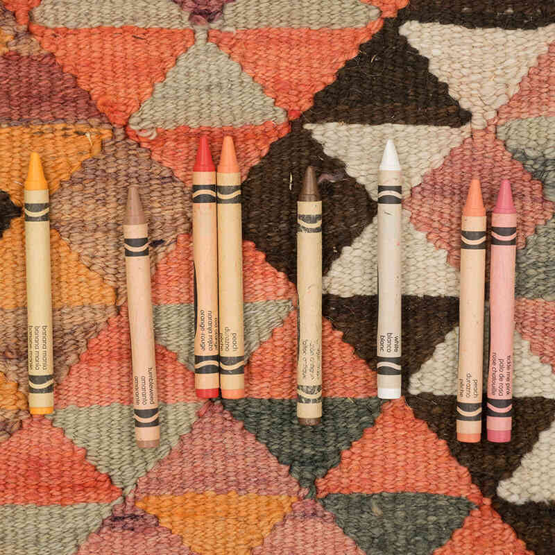 Alfombra Kilim Tribal Vintage - 110 cm x 334 cm - K0077071