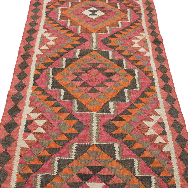Vintage Anadolu Kilim Yolluk - 96 cm x 308 cm - K0077073