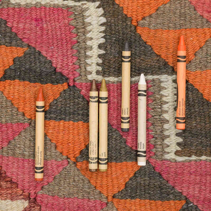 Vintage Anadolu Kilim Yolluk - 96 cm x 308 cm - K0077073
