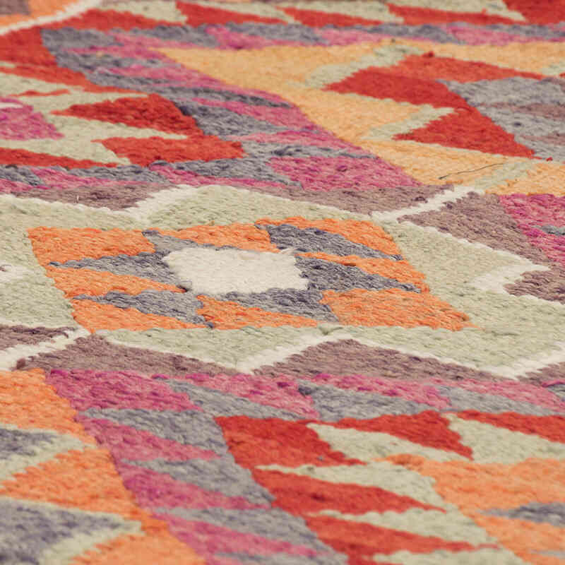 Vintage Tribal Kilim Runner - 2' 9" x 10' 5" (33" x 125") - K0077074