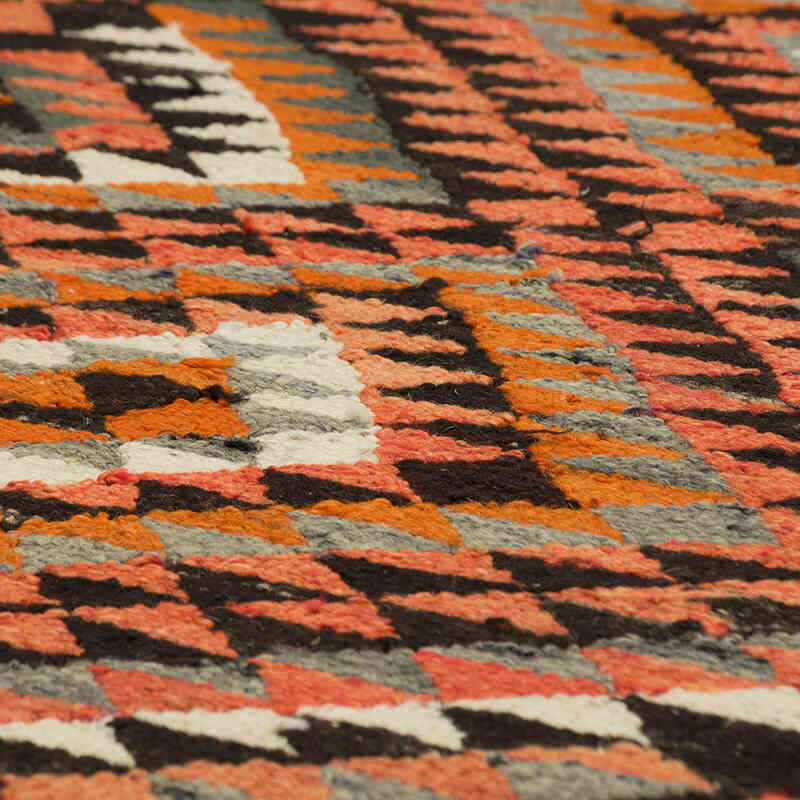 Vintage Tribal Kilim Runner - 3' 1" x 10' 8" (37" x 128") - K0077075