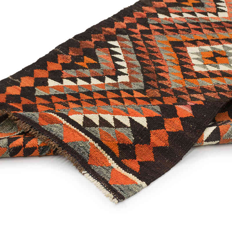 Vintage Tribal Kilim Runner - 3' 1" x 10' 8" (37" x 128") - K0077075