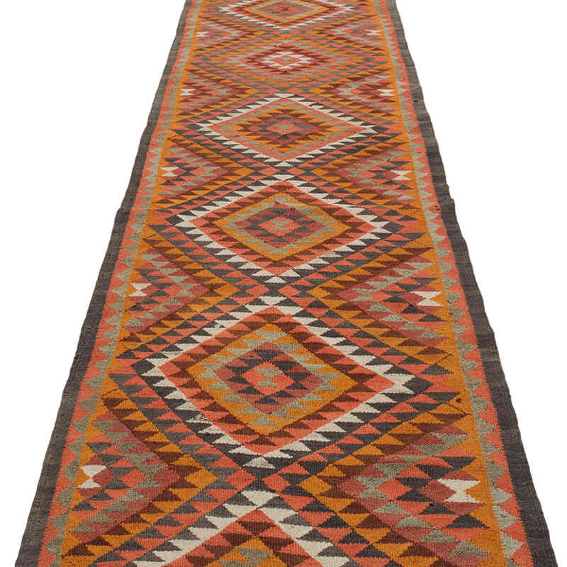 Alfombra Kilim Tribal Vintage - 82 cm x 344 cm - K0077077