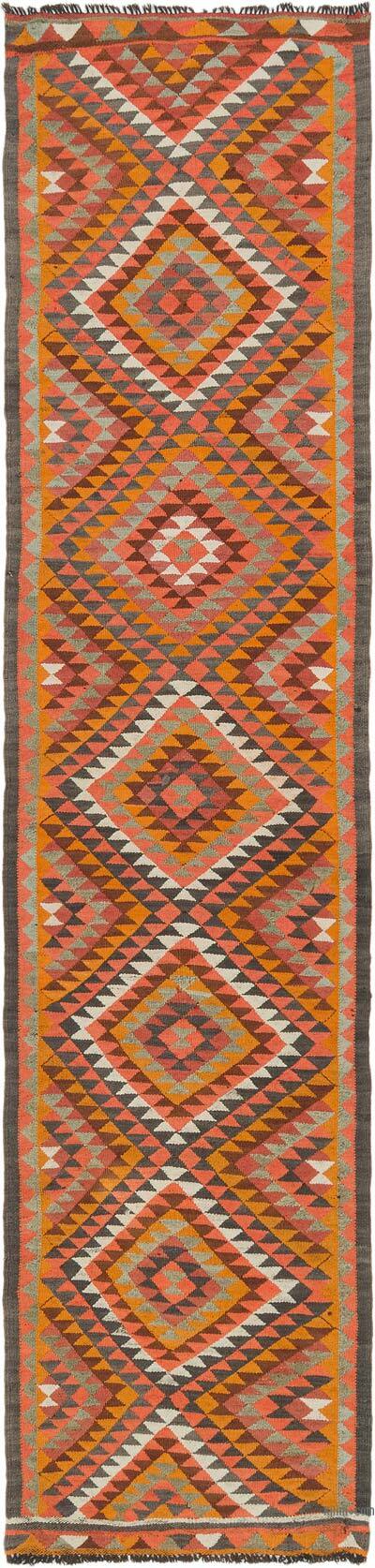 Vintage Anadolu Kilim Yolluk - 82 cm x 344 cm