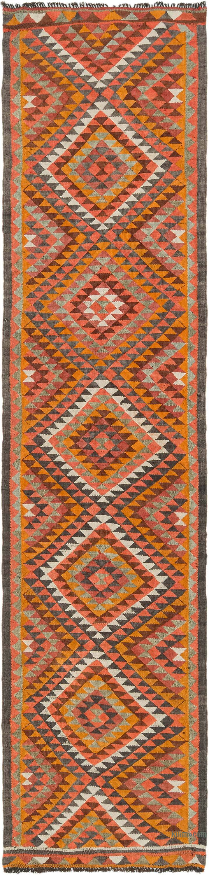 Alfombra Kilim Tribal Vintage - 82 cm x 344 cm - K0077077