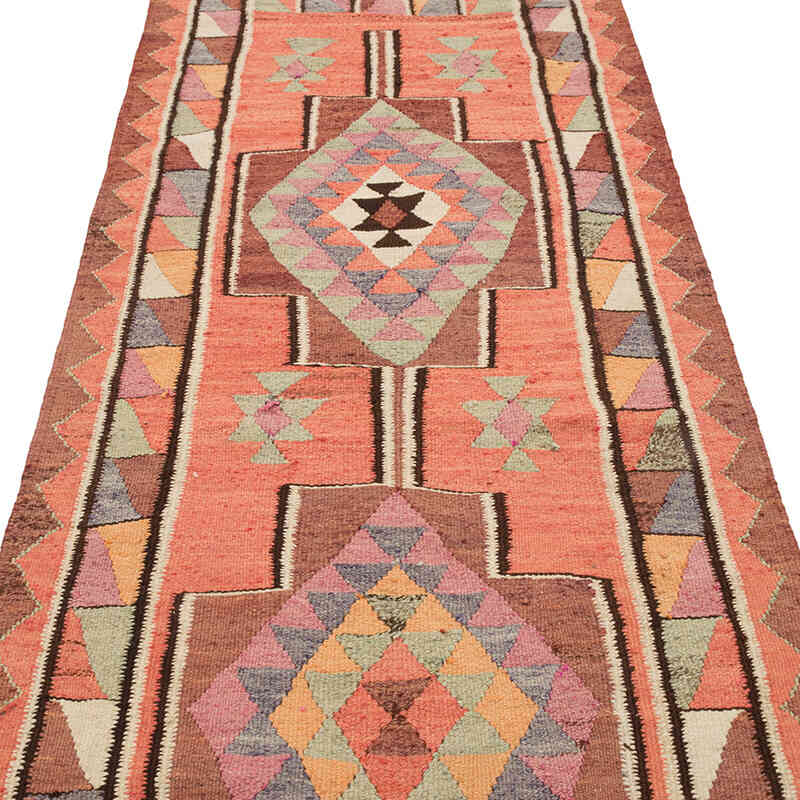 Vintage Anadolu Kilim Yolluk - 92 cm x 288 cm - K0077078