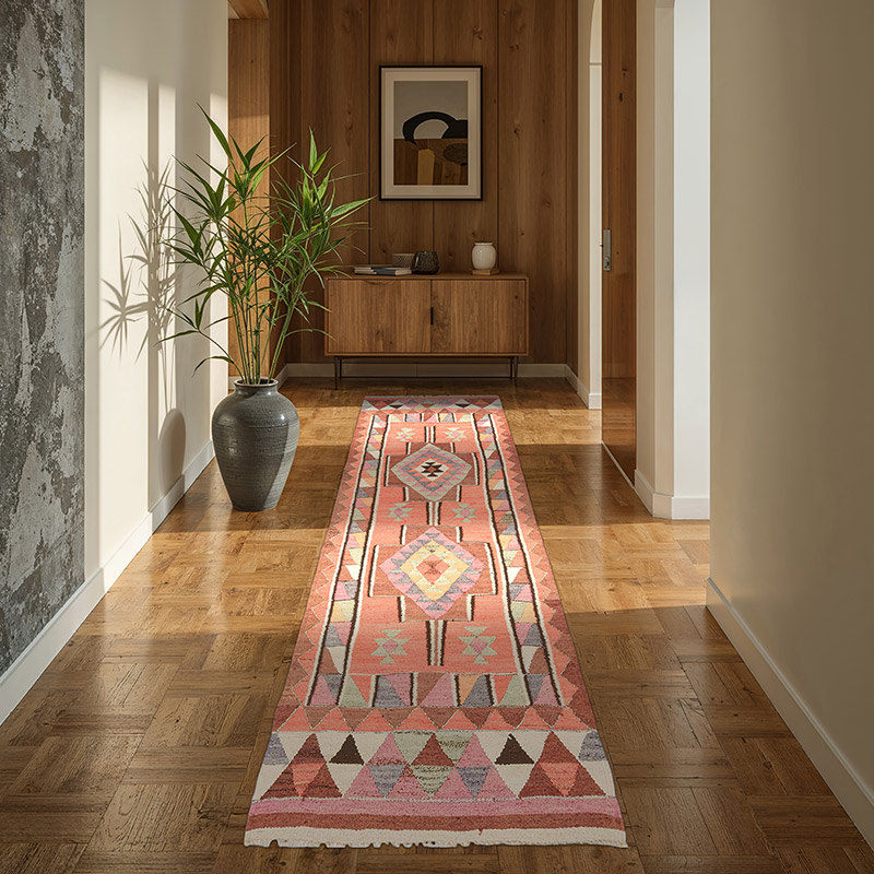 Vintage Anadolu Kilim Yolluk - 92 cm x 288 cm - K0077078