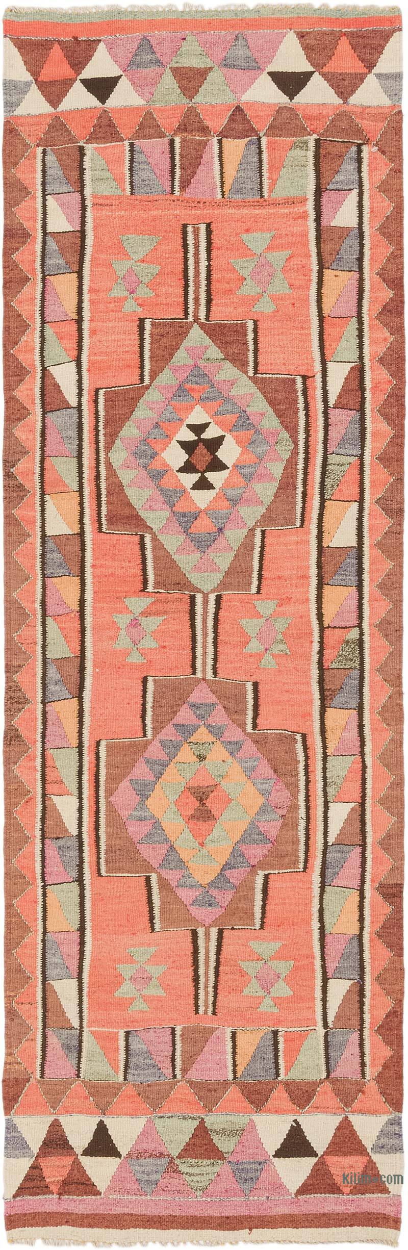 Vintage Anadolu Kilim Yolluk - 92 cm x 288 cm - K0077078