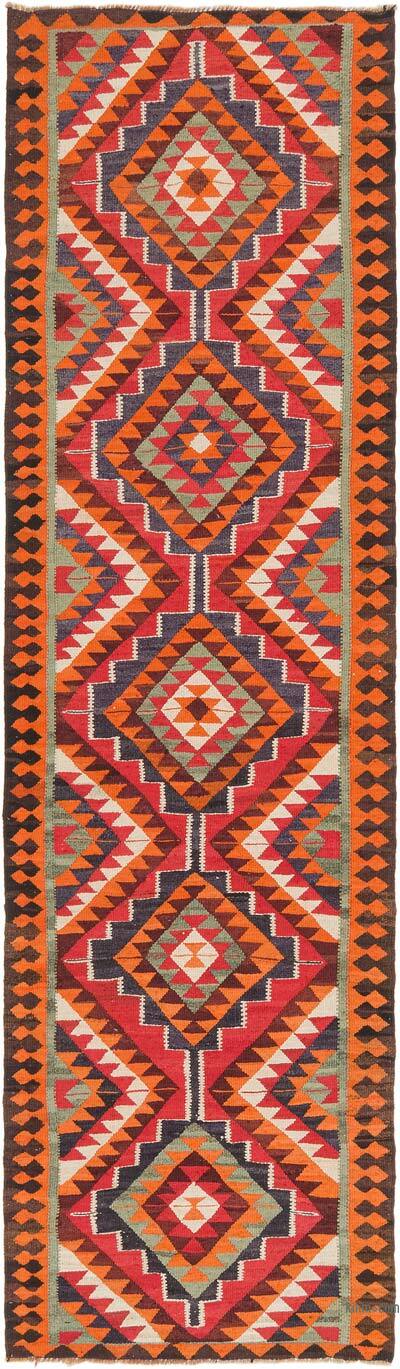 Vintage Anadolu Kilim Yolluk - 94 cm x 326 cm