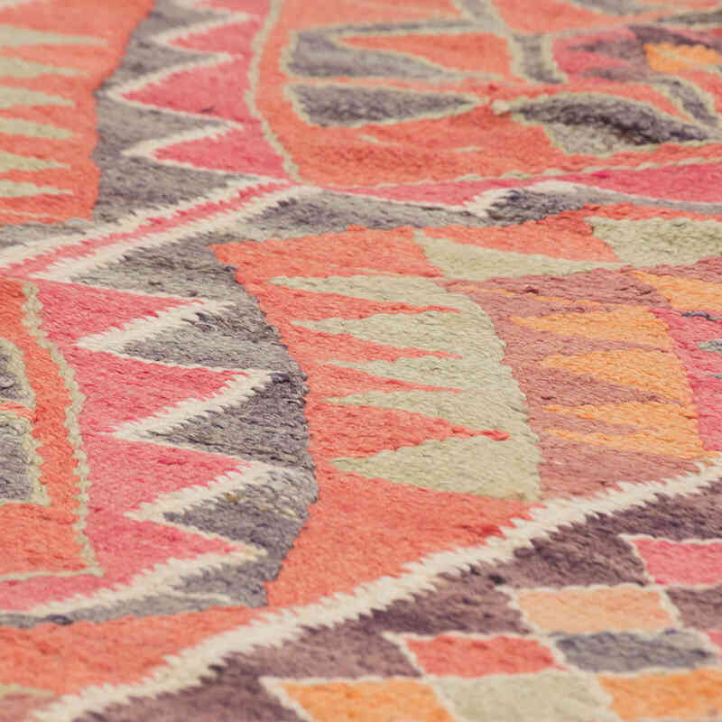 Vintage Tribal Kilim Runner - 3' 1" x 10' 6" (37" x 126") - K0077085