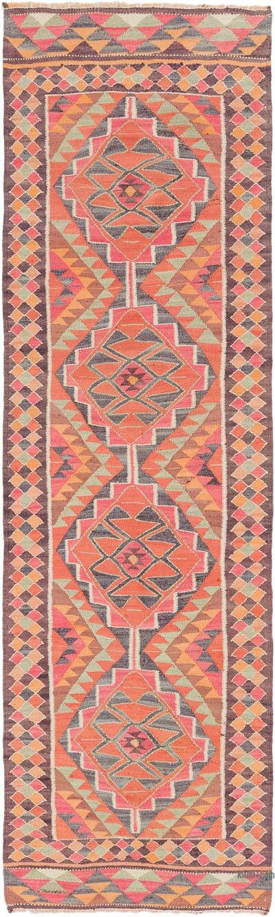 Vintage Anadolu Kilim Yolluk - 95 cm x 320 cm