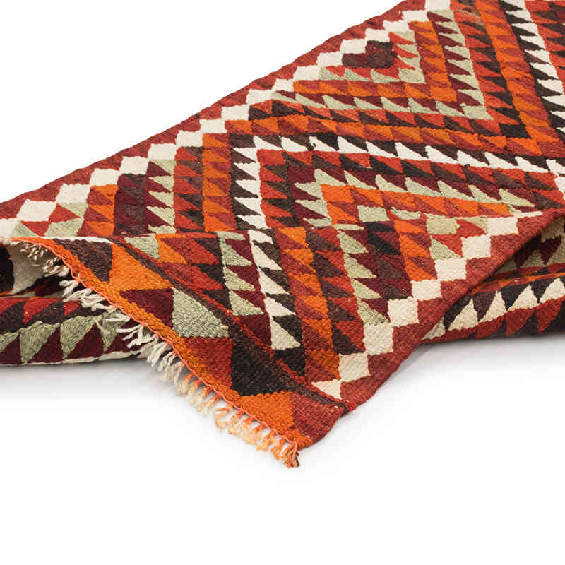 Vintage Tribal Kilim Runner - 2' 11" x 10' 2" (35" x 122") - K0077087