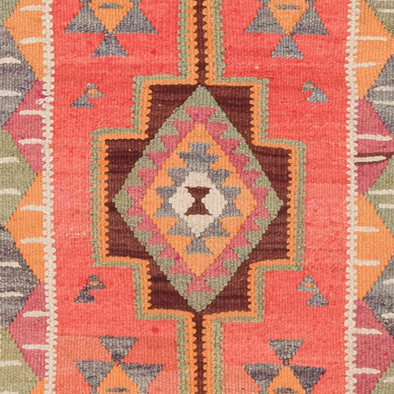 Alfombra Kilim Tribal Vintage - 98 cm x 302 cm - K0077088