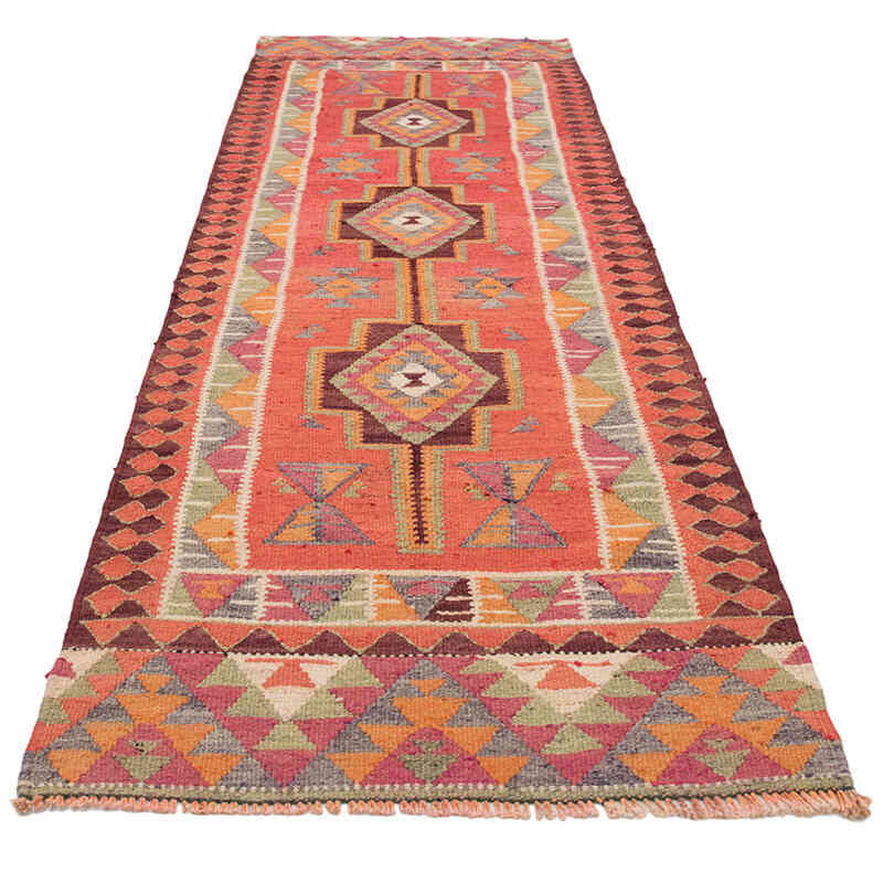 Alfombra Kilim Tribal Vintage - 98 cm x 302 cm - K0077088