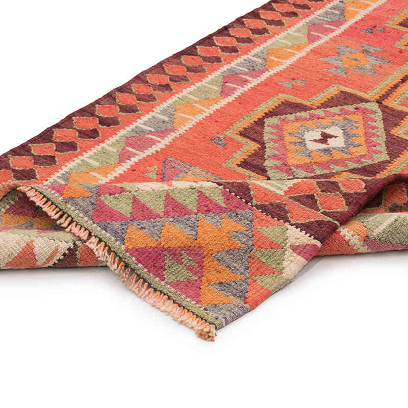 Alfombra Kilim Tribal Vintage - 98 cm x 302 cm - K0077088