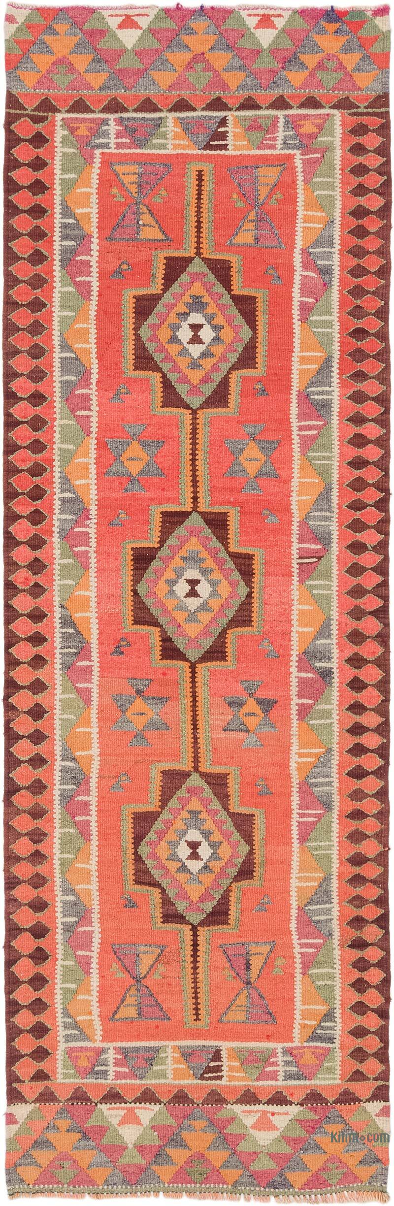 Alfombra Kilim Tribal Vintage - 98 cm x 302 cm - K0077088