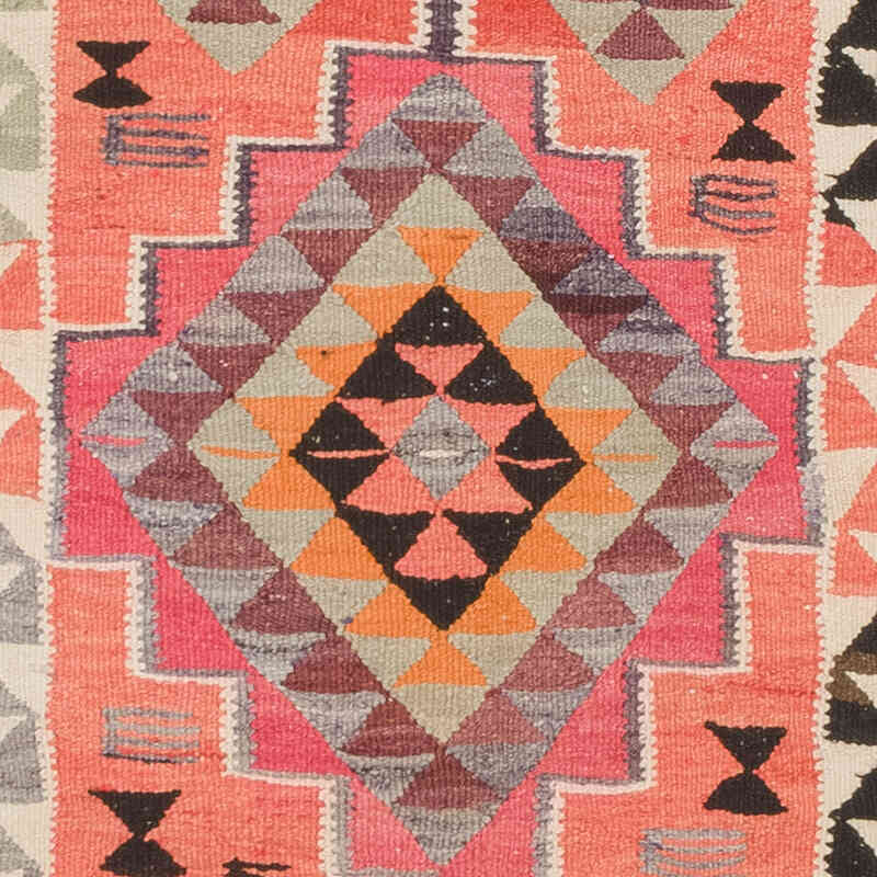 Alfombra Kilim Tribal Vintage - 100 cm x 317 cm - K0077089