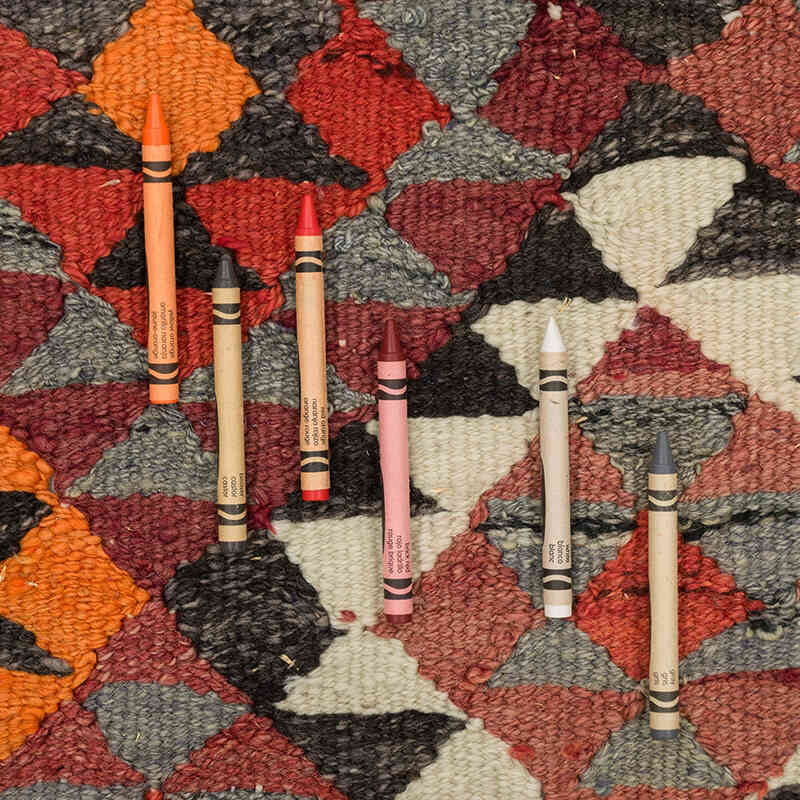 Alfombra Kilim Tribal Vintage - 83 cm x 320 cm - K0077095