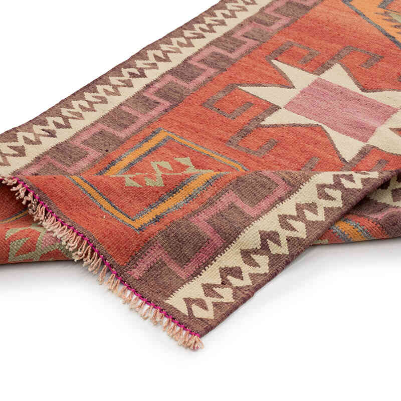 Alfombra Kilim Tribal Vintage - 100 cm x 356 cm - K0077096