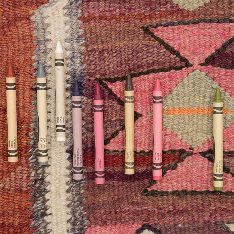 Vintage Tribal Kilim Runner - 3' 1" x 10' 8" (37" x 128") - K0077098
