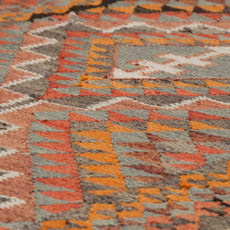 Vintage Tribal Kilim Runner - 2' 9" x 10' 10" (33" x 130") - K0077100